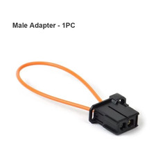 1pc Black  MOST Fiber Optic Loop Bypass Male Female Adapter Kit  Cable Connector picture