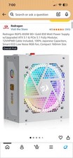 Redragon RGPS-850W 80+ Gold 850 Watt Power Supply w/Upgraded ATX 3.1 & PCIe 5... picture