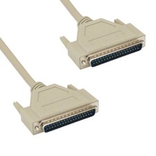 10PCS 3' DB37 37Pin Male to Male Cable 28AWG Serial RS-449 Shielded Straight picture
