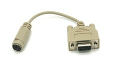PS2-F Mouse to DB9-F Serial Port Adapter Cable 5 Inch picture