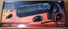 Tzumi Alpha Gaming Battle Group 3 Pieces Keyboard Mouse Headset For PC Console picture
