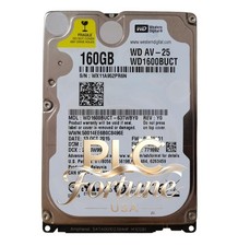 Used Western Digital AV-25 WD1600BUCT 160GB 5400RPM SATA 2.5