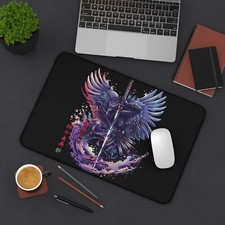 Phoenix Samurai Desk Mat, Samurai Mouse Pad, Samurai Desk Mat,  picture