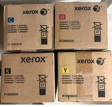 Brand New Set of 4 Xerox 013R00657 013R00658 013R00659 013R00660 CMYK Drums picture