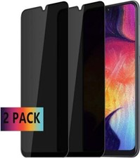 2 PACK Anti-Spy Privacy Tempered Glass Screen Protector for Galaxy A20 A30 A50 picture