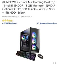 IBuyPower- Slate MR gaming Desktop- Intel i5-11400f- 8GB Memory-NvidiaGforceGTX picture