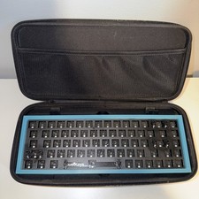 NovelKeys NK65 USB Keyboard W/ Case Teal Excellent hot swap w/ pcb stabilizers picture