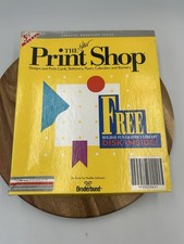 1989 The New Print Shop IBM Tandy 3.5 & 5.25 Floppy Disk Software Broderbund picture