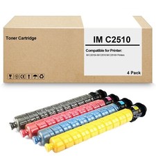 4 Pack IM C2510 IM C2010 Toner Cartridge 842554 842560 842559 842558 for IMC2510 picture