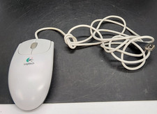 Vintage Logitech M-BJ58 Optical USB 2-Button Computer Mouse w/ Scroll Wheel picture