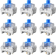 Zhouwang 45PCS Blue Switches,3 Pin Replacement Dustproof Mechanical Keyboards Sw picture