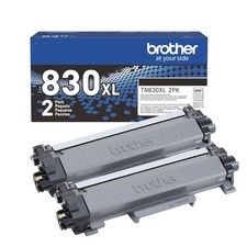 Brother Genuine TN830XL 2PK Black High Yield Printer Toner Yield, picture
