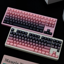 Two-Tone Factory Profile ABS Keycaps, Blackberry Bean Paste Gradient Color picture