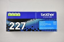 Brother TN227C High Yield Cyan Toner Cartridge Genuine NO RETAIL BOX picture