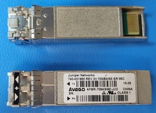 LOT of 9 Genuine Juniper Networks 740-031980, 10GE SFP+ SR, AFBR-709ASMZ-JU2 picture
