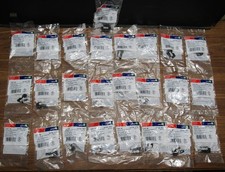 LOT OF 25 BRAND NEW Leviton 5G108-RE5 GigaMax Cat5E QuickPort Connectors Black picture