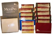 Wordstar Professional 4.0 6 Disk Set DOS Software Vintage Floppy Reg Card Case  picture