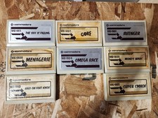 ESTATE LOT EIGHT (8) COMMODORE VIC 20 GAME CARTRIDGES OMEGA RACE GORF AVENGER picture