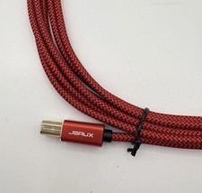 JSAUX USB-B To USB-A 2.0 Nylon Printer Cable 15 Ft PRTKJ-1 picture