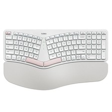 Nulea RT05B Wireless Ergonomic Split Keyboard w/ Cushioned Wrist Support - White picture