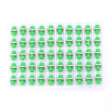 50Pcs FC to FC APC SM Fiber Optical Connector Optic Adapter Flange Coupler FC-FC picture