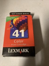 Lexmark 41 Color Print Cartridge Ink OEM Genuine Replacement New Sealed Ax picture