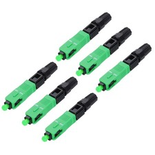 6PCS SC/APC Fiber Optic Quick Connector, SM SC Fiber Fast Connectors Adapter picture