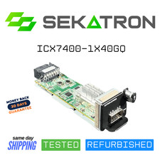 🔗 Lot of 4 Brocade ICX7400-1X40GQ 40G QSFP+ Uplink Expansion Modules • Tested ⚡ picture