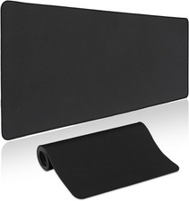 Large Black Gaming Mouse Pad - Extended Desk Mat for Mouse & Keyboard picture