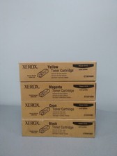 Xerox 6125 Toner Cartridge Set Yellow Magenta Cyan Black picture