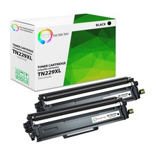 2Pk TCT Premium TN229 Black HY for Compatible Brother MFC-L3780CDW Toner picture