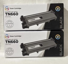 LD Comp Black Laser Cartrid for Brother Toner TN660 DCP-L2540DW HL-L2305W- 2 Box picture