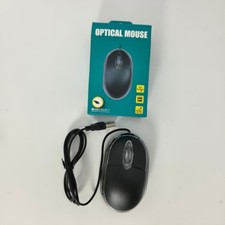 3 Pack Optical Mouse Unisex OS Black New Wired 1200 DPI USB High Precision picture