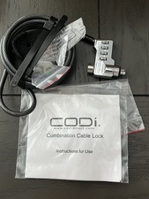 Codi 4-Digit Combination Laptop Cable Lock - Galvanized Steel - 6.5 ft (A02003) picture