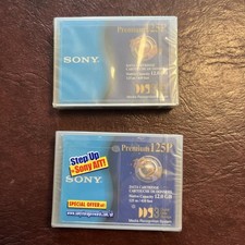 SONY Premium 125P Data Tape Cartridge DGD125P • New/Sealed • Lot of 2 picture