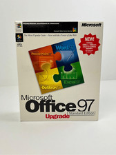 Vintage Microsoft Office 97 Upgrade Standard Big Box Version New Open Box EK2207 picture