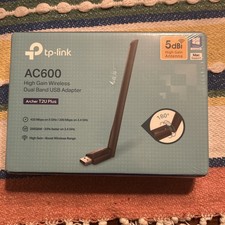 TP-Link  AC600 Archer T2U Plus High Gain Wireless Dual Band USB Adapter picture