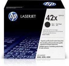 New Unopened HP Original 42X Black High-yield Toner Cartridge picture