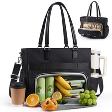 LOVEVOOK 2 in 1 Laptop Lunch Bag for Women 15.6