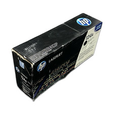 HP 124A Black Original LaserJet Toner Cartridge | OEM Q6000A picture