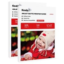 Koala Inkjet Matte Printer Photo Paper 13X19 200 Sheets 128g 34lb 7Mil picture