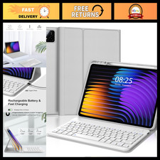 Detachable Magnetic Keyboard Case for Xiaomi Pad 8/7 Pro, Smart Folio Cover, Gre picture
