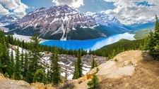 Landscape canada nature Custom Gaming Mat Desk picture