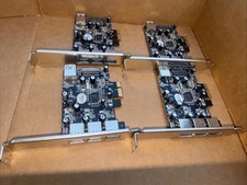 Lot Of 4 StarTech.com 4-port PCI Express USB 3.0 card Model PEXUSB3S42 picture