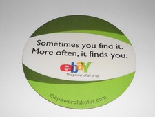Ebay Brand Logo Green Round Mouse Pad The Power of All of Us Sometimes You Find picture