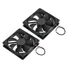 2 Pcs DC12V Brushless Cooling Fan DC12V 0.45A 120x120x25mm High Speed Quiet picture