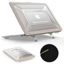 SEYMAC Stock Case For MacBook Pro 14 Inch, Shock-Absorbing Protection-Beige picture