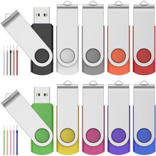 USB Flash Drive 64GB High Capacity Multicolour Bulk picture