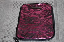 Betsy Johnson Pink with Black Lace IPad Case picture