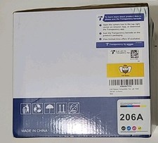 206A Toner Cartridge Replacement (Set of 4) 206A High Yield No Chip Open Box picture